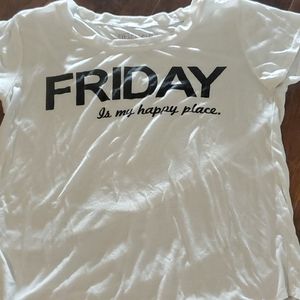 White and black girls shirt